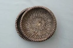 Amara Apple Rattan Bowl