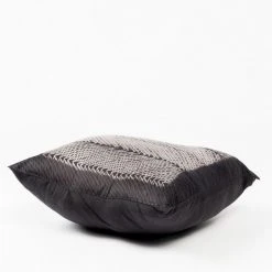 Studio Variously Ara Silk Throw Pillow - Black Throw Pillows 11 Studio Variously Ara Silk Throw Pillow - Black Throw Pillows