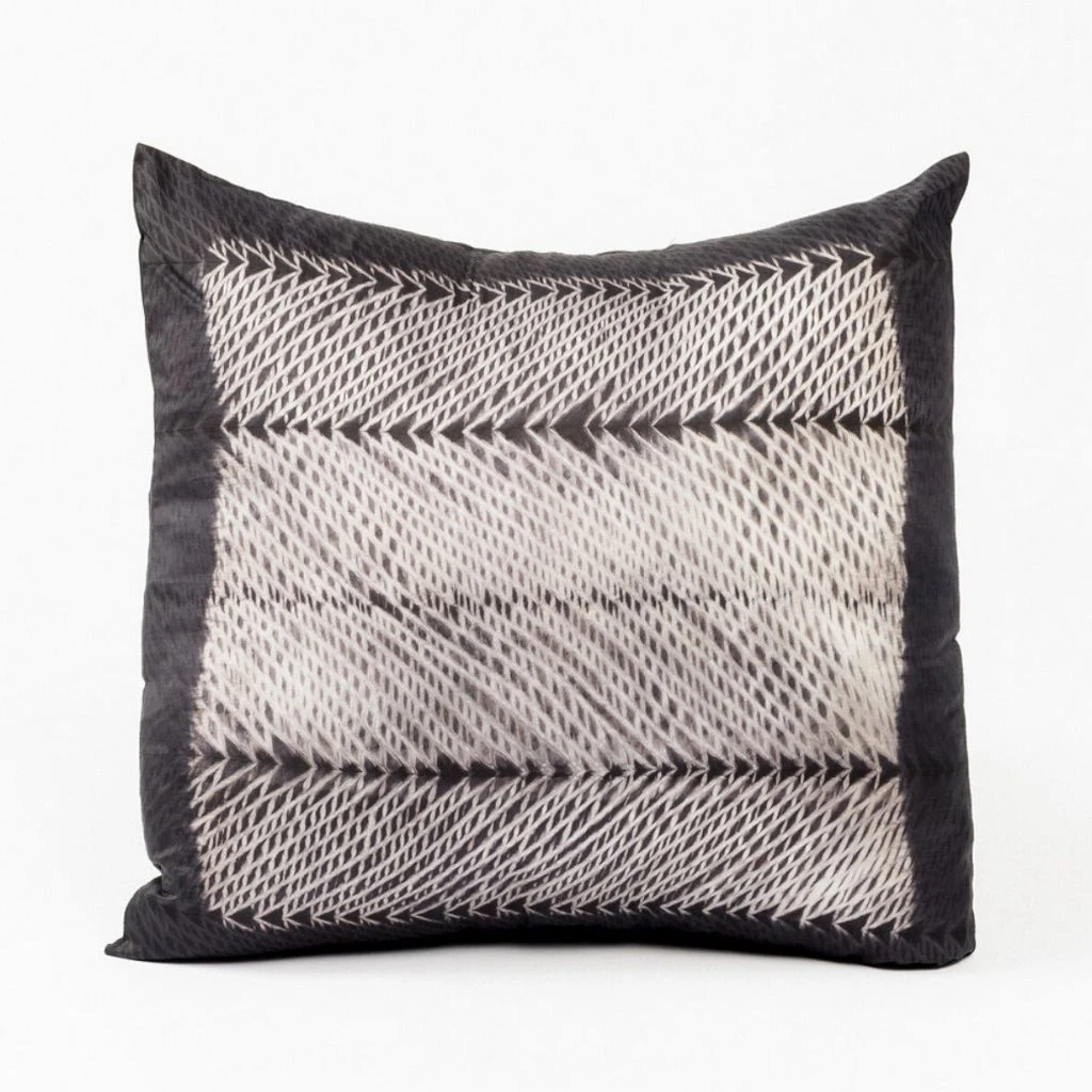 Studio Variously Ara Silk Throw Pillow - Black Throw Pillows 4 Studio Variously Ara Silk Throw Pillow - Black Throw Pillows