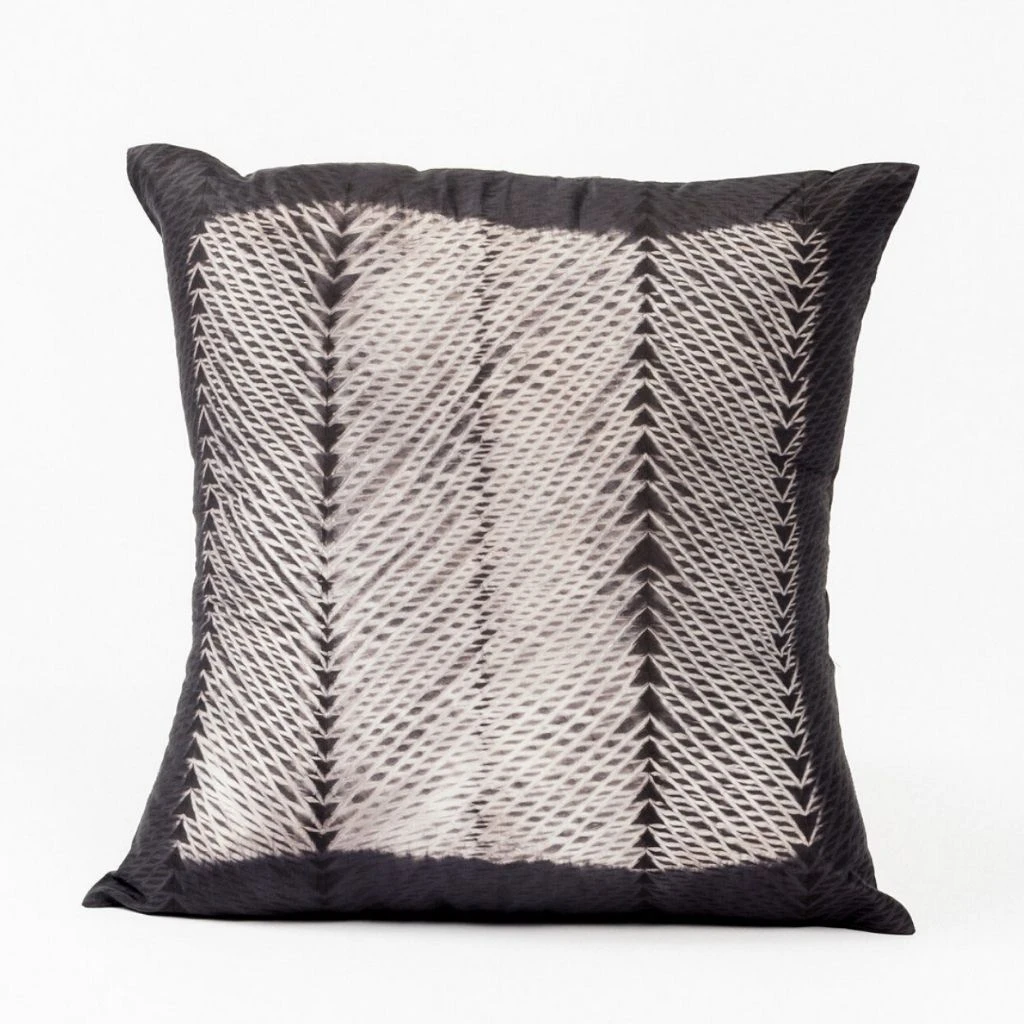 Studio Variously Ara Silk Throw Pillow - Black Throw Pillows 3 Studio Variously Ara Silk Throw Pillow - Black Throw Pillows
