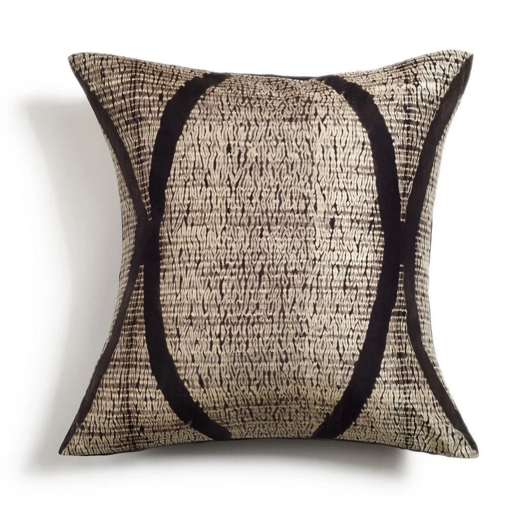 Studio Variously Home Goods Arc Silk Throw Pillow - Black 3 Studio Variously Home Goods Arc Silk Throw Pillow - Black