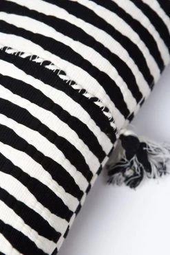 Archive New York Antigua Lumbar Pillow - Black + White