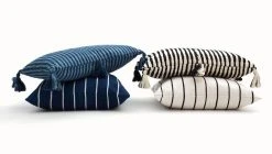 Archive New York Antigua Lumbar Pillow - Black + White