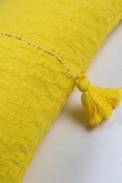 Archive New York Home Goods Antigua Lumbar Pillow - Bright Yellow