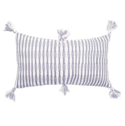 Archive New York Home Goods Antigua Lumbar Pillow - Cool Gray