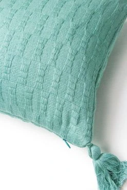 Archive New York Home Goods Antigua Lumbar Pillow - Faded Aqua