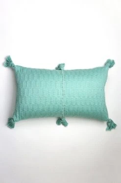 Archive New York Home Goods Antigua Lumbar Pillow - Faded Aqua