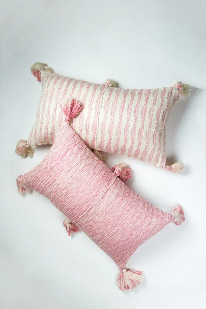 Archive New York Antigua Lumbar Pillow - Faded Pink 4 Archive New York Antigua Lumbar Pillow - Faded Pink