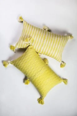 Archive New York Antigua Lumbar Pillow - Yellow Home Goods