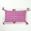 Archive New York Home Goods Antigua Lumbar Pillow - Fuchsia Pink Stripe