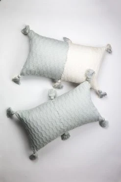 Archive New York Home Goods Antigua Lumbar Pillow - Gray