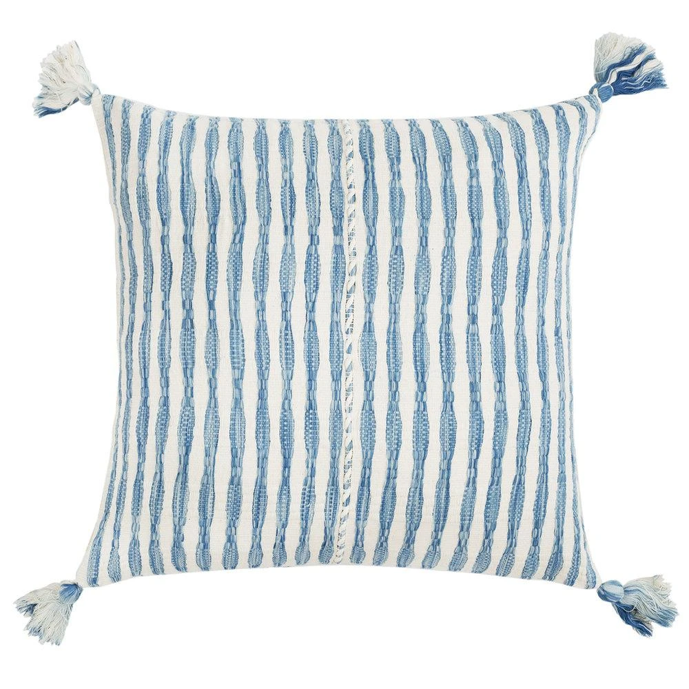 Archive New York Antigua Throw Pillow- Faded Indigo Striped Home Goods 3 Archive New York Antigua Throw Pillow- Faded Indigo Striped Home Goods