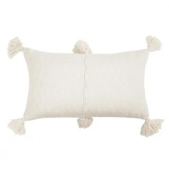 Archive New York Home Goods Antigua Lumbar Pillow - Natural White