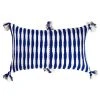 Archive New York Antigua Lumbar Pillow - Royal Blue Striped