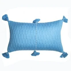 Archive New York Home Goods Antigua Lumbar Pillow - Sky Blue