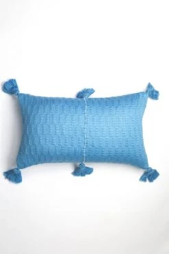 Archive New York Home Goods Antigua Lumbar Pillow - Sky Blue