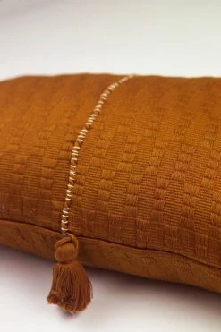 Archive New York Home Goods Antigua Lumbar Pillow - Umber