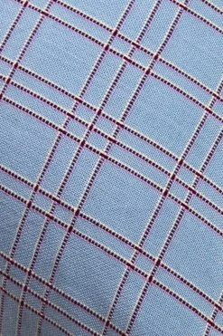 Archive New York Chiapas Plaid Throw Pillow - Light Blue Home Goods