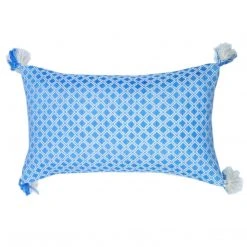 Archive New York Home Goods Comalapa Lumbar Pillow - Sky Blue