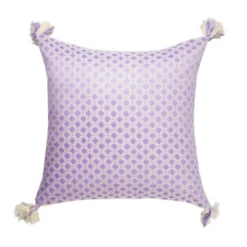 Archive New York Handcrafted Comalapa Throw Pillow - Lilac