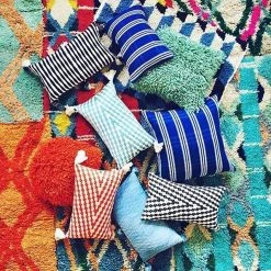 Archive New York Indigo Corte Lumbar Pillow Home Goods