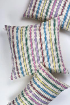 Archive New York Manuela Jaspé Gray Rainbow Throw Pillow Home Goods