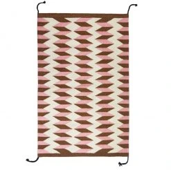 Archive New York Teo Wool Rug - Umber + Pink Home Goods