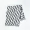Archive New York Quilted Suzani Throw Blanket - Soft Black + White Home Goods