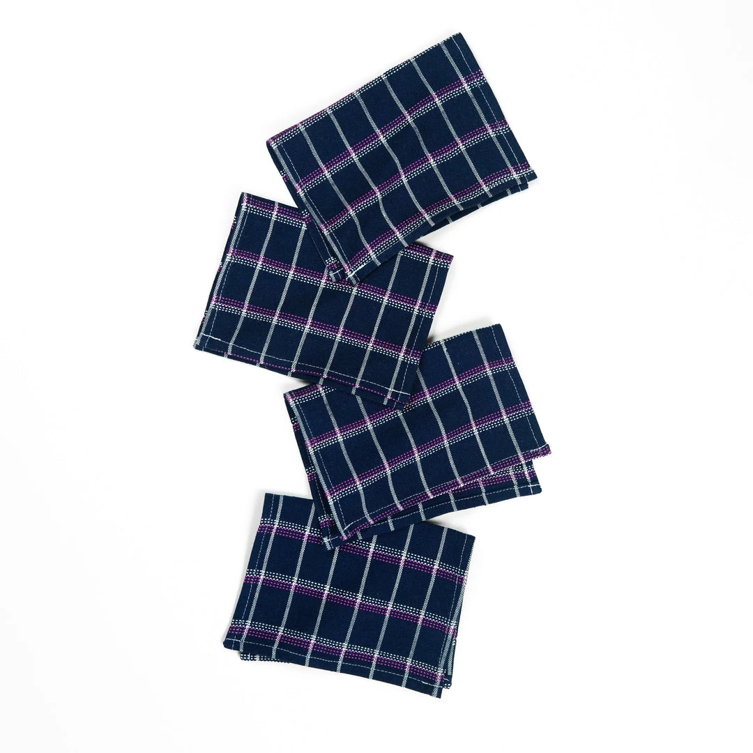 Archive New York San Lucas Plaid Cocktail Napkin Set 3 Archive New York San Lucas Plaid Cocktail Napkin Set