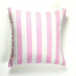 Archive New York Santiago Cabana Stripe Throw Pillow - Light Pink Home Goods