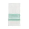 Archive New York White + Mint Kitchen Towel