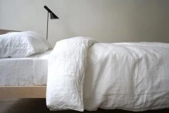 Area Home Home Goods Simone Linen Fitted Sheet