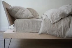 Area Home Simone Linen Flat Sheet Home Goods