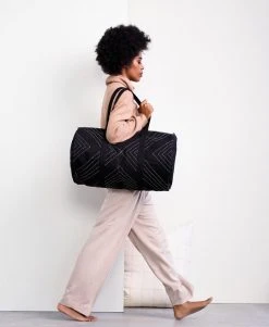 Anchal Arrow Stitch Weekender Bag