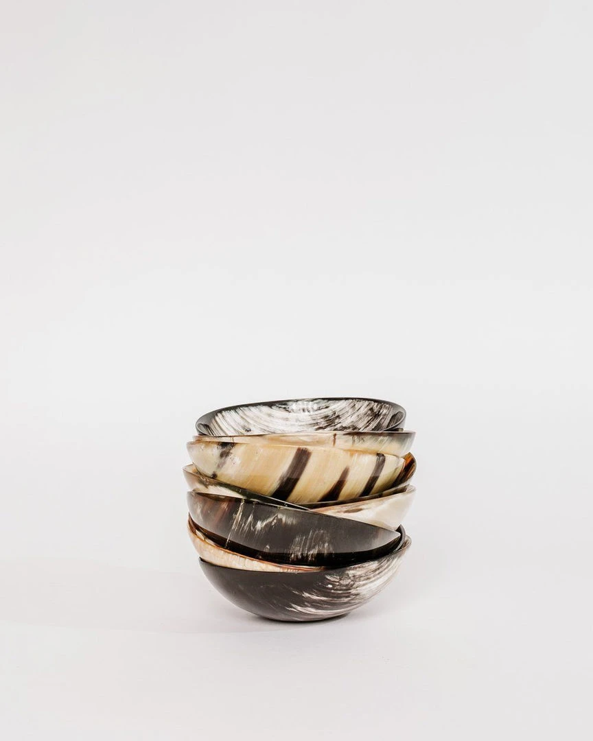 August Sage Best Sellers Ankole Horn Bowl - Light 6 August Sage Best Sellers Ankole Horn Bowl - Light
