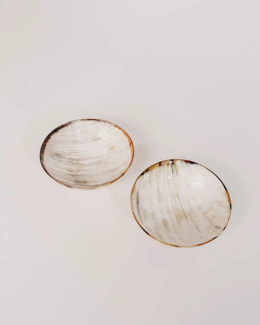 August Sage Best Sellers Ankole Horn Bowl - Light 3 August Sage Best Sellers Ankole Horn Bowl - Light