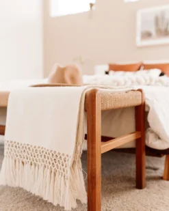 August Sage BIPOC Owned Luna Alpaca Throw Blanket