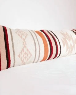 August Sage Sophia Rosado Wool Lumbar Pillow