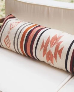 August Sage Sophia Rosado Wool Lumbar Pillow