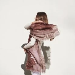 Studio Variously Accessories Auro Linen Scarf - Cinnabar