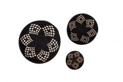 Azizi Life Bariku Woven Bowls - Black + Tea Best Sellers