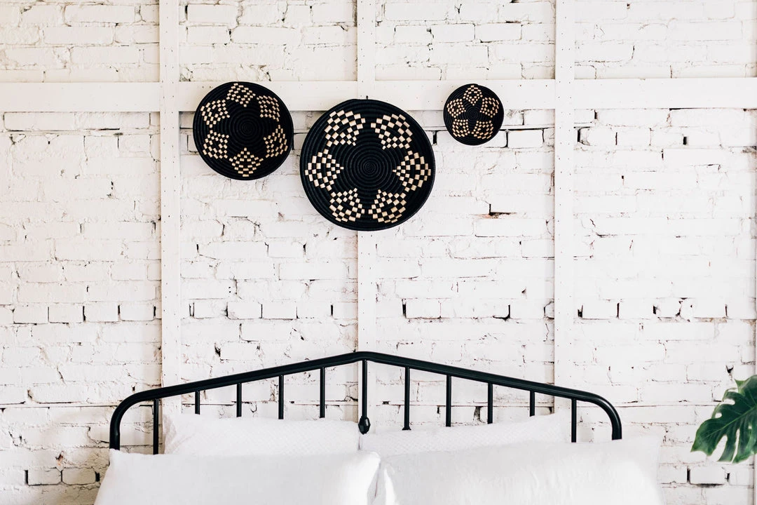 Azizi Life Bariku Woven Bowls - Black + Tea Best Sellers 4 Azizi Life Bariku Woven Bowls - Black + Tea Best Sellers