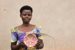 Azizi Life Boutique Bariku Woven Bowls - Brights