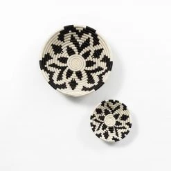 Azizi Life Boutique Shamrock Woven Bowls Home Goods