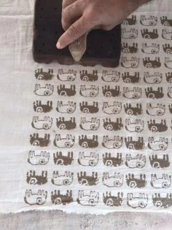 Mirasa Design Kids' + Baby Baby Polka Pants - Forest Yellow