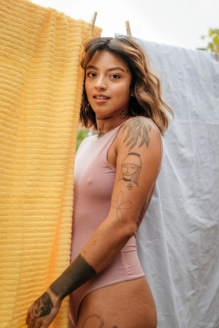 Mary Young Backless Bamboo Thong Bodysuit Underwear + Bras 7 Mary Young Backless Bamboo Thong Bodysuit Underwear + Bras