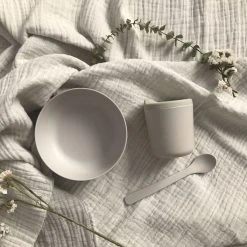 EKOBO Bambino Recycled Bamboo Toddler Feeding Set