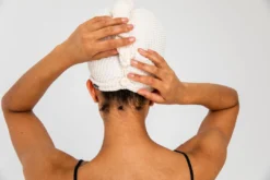 Ettitude Bamboo Waffle Hair Towel - Natural