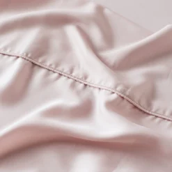 Ettitude Bamboo Sateen Flat Sheet - Rose Sustainable Materials
