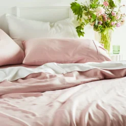 Ettitude Bamboo Sateen Pillowcase Set - Rose Sustainable Materials 7 Ettitude Bamboo Sateen Pillowcase Set - Rose Sustainable Materials